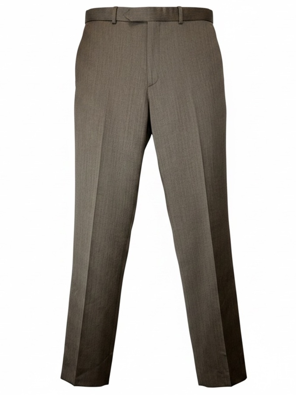 The Kooples Brown Herringbone Wool Dress Pants w/ Belt EU 50 US 34x33